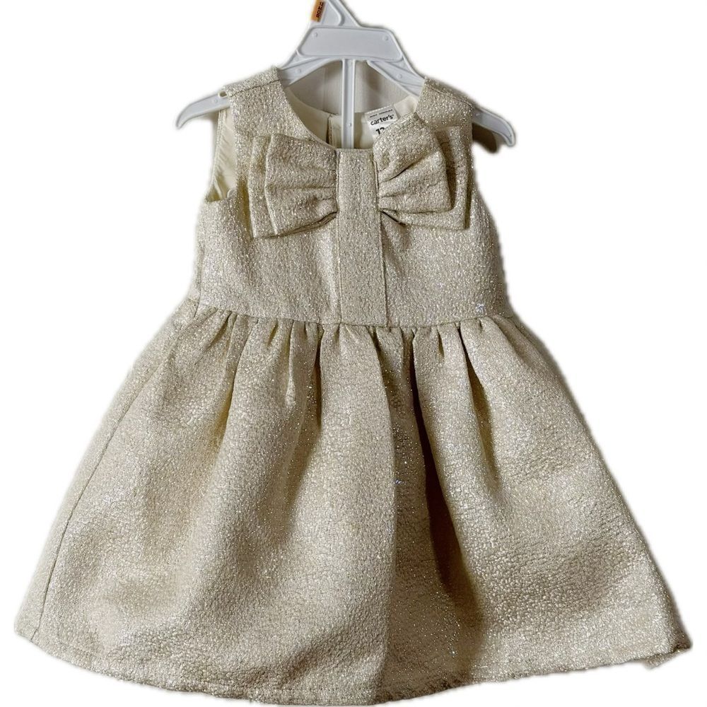 Carter's Cream Formal Dress with Elegant Design